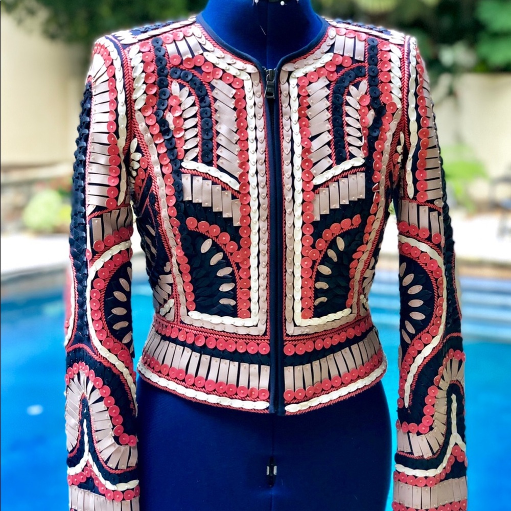 BCBGMAXAZRIA Runway Millie Jacket XS bcbg